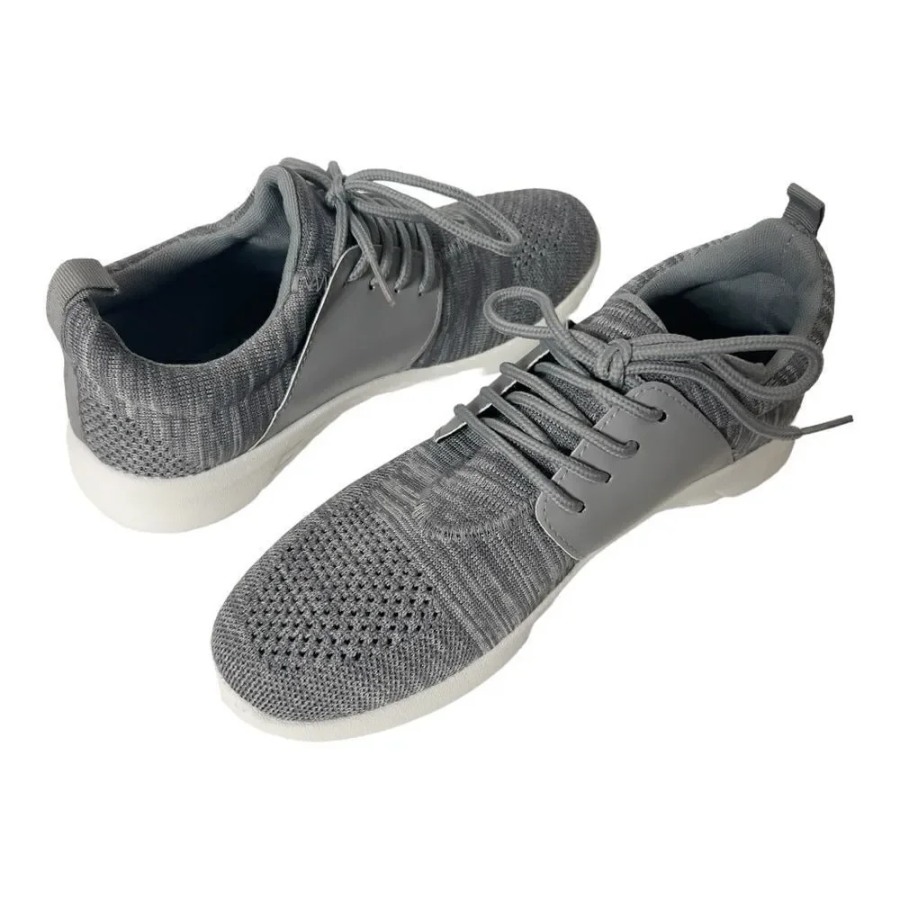 Mia Women‎ Christian Low Top Gray Lace-Up Sneakers Size 8